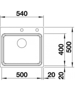 кухонная мойка Blanco Etagon 500-IF/A (521748)