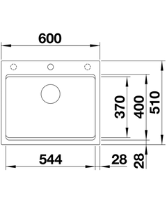 кухонная мойка Blanco Etagon 6 черный матовый (525890)