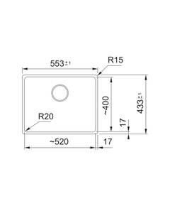 кухонная мойка Franke MRG 110-52 оникс (125.0686.716)
