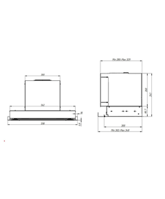 кухонная вытяжка Franke T-FORM BK 60