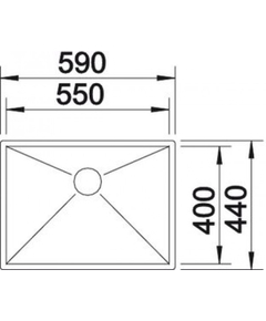 кухонная мойка Blanco Zerox 550-U (521591)