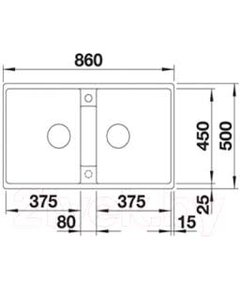 кухонная мойка Blanco Zia 9 черный (526029)