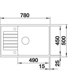 кухонная мойка Blanco Zia XL 6 S compact черный (526019)