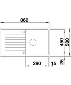 кухонная мойка Blanco Zia 5 S антрацит (520511)