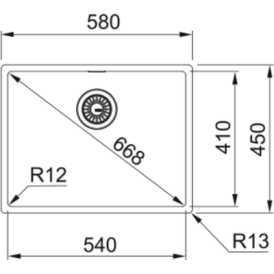 кухонная мойка Franke BXX 210-54 стоп вент. (127.0677.190)