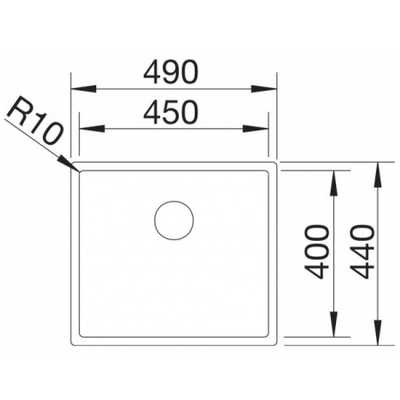 кухонная мойка Blanco Claron 450-U (521575)