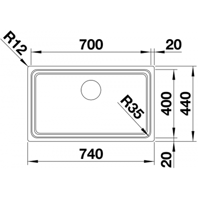 кухонная мойка Blanco Etagon 700-U (524270)