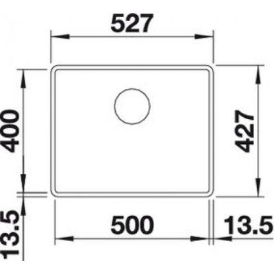 кухонная мойка Blanco Subline 500-F белый (523535)