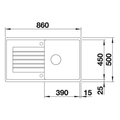 кухонная мойка Blanco Zia 5 S антрацит (520511)