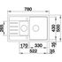 кухонная мойка Blanco Legra 6S compact кофе (521307)